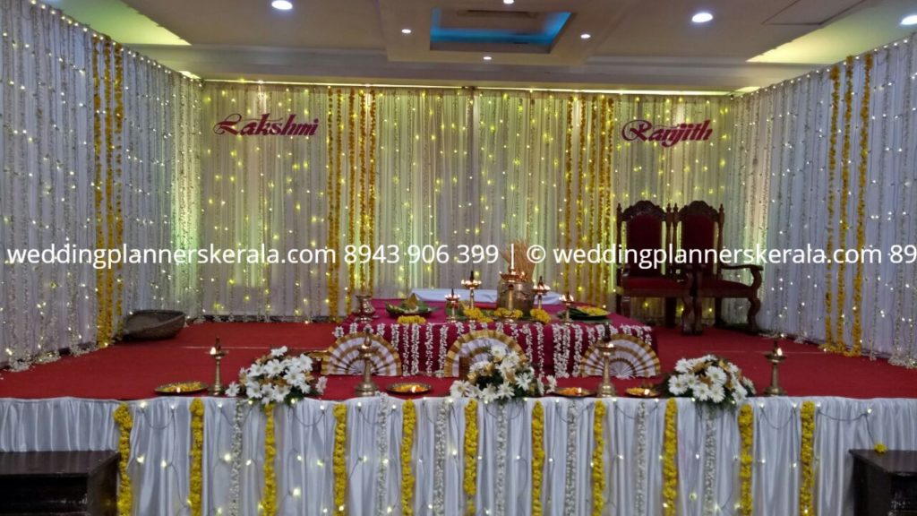 Kerala Hindu Mandapam Stage Decoration Images