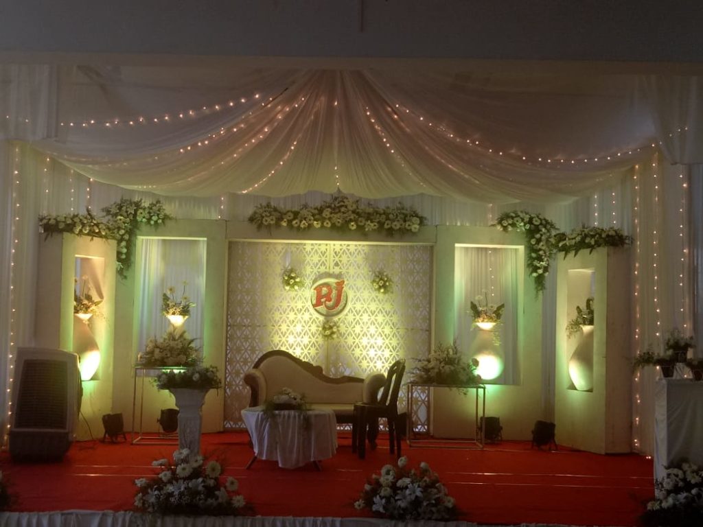 29.12.18 Wedding Stage Decoration at Jubilee Centre Parish Hall ...