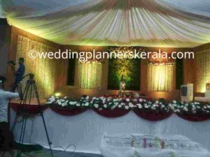 Jute rustic Stage Decoration for Traditional Hindu Wedding