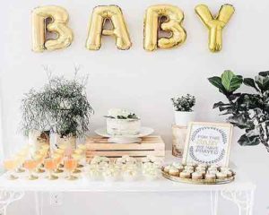 baby shower decoration kerala