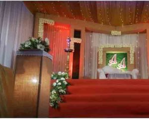 christian wedding stage decoration kerala 8943 906 399