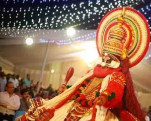 kathakali artist for weddings in kerala
