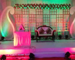 reception stage decoration kerala service 