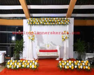 Simple Auditorium Decoration for wedding Kerala