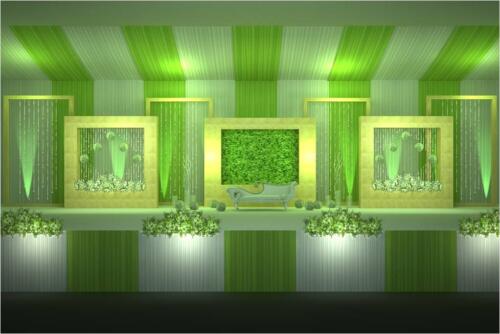 Green Wedding Stage Kerala