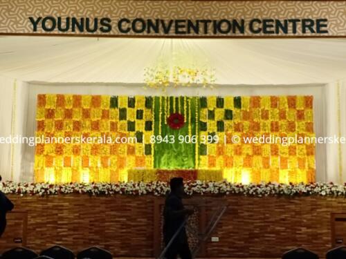 Kerala Marrygold Yellow green stage Decoration