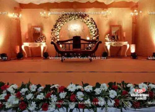 engagement wedding stage decorations kerala 
